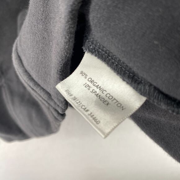EILEEN FISHER Jacket XL Cotton Stretch Jersey Track Full Zip Sweatshirt Gray USA - Picture 10 of 14